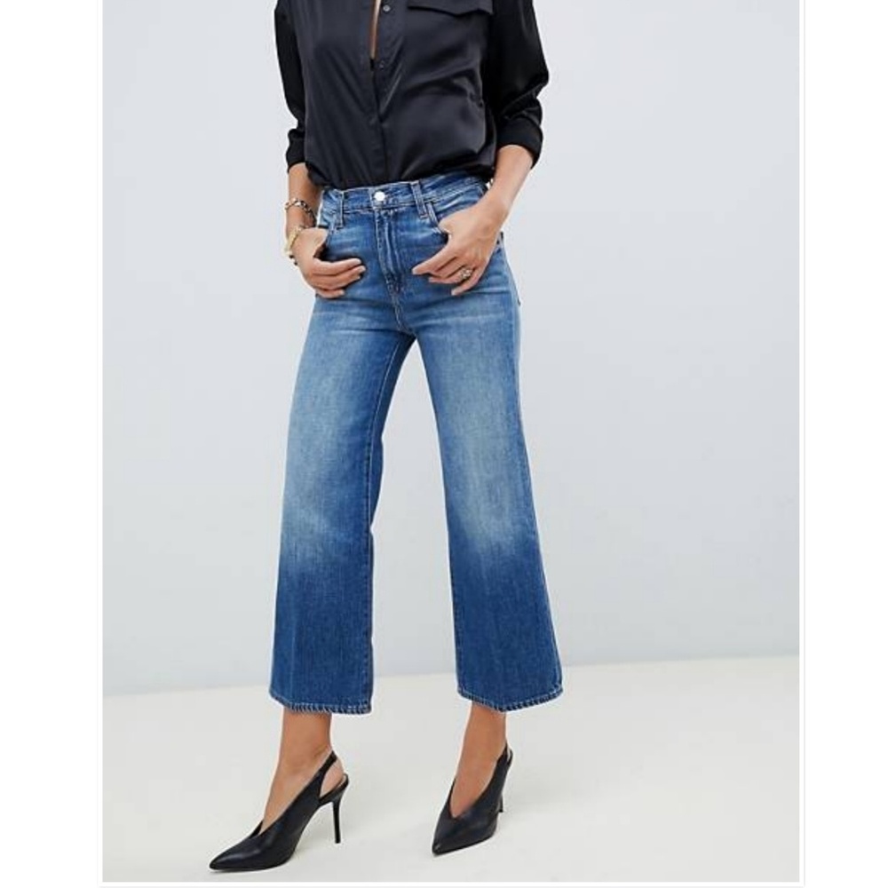 $248 J Brand Joan Crop Denim Jeans, Mimic 24 NWOT